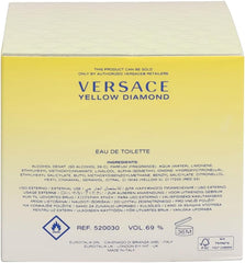 Versace Yellow Diamond Eau De Toilette Spray 50ml/1.7oz
