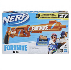 Nerf Fortnite 6 Sh Dart Toy Blaster Camo Pulse Wrap,6 Dart Rotating Drum, Includes 6 Nerf Darts - Fun Outdoor toy for boys & girls, gift toy for kids Ages 8+