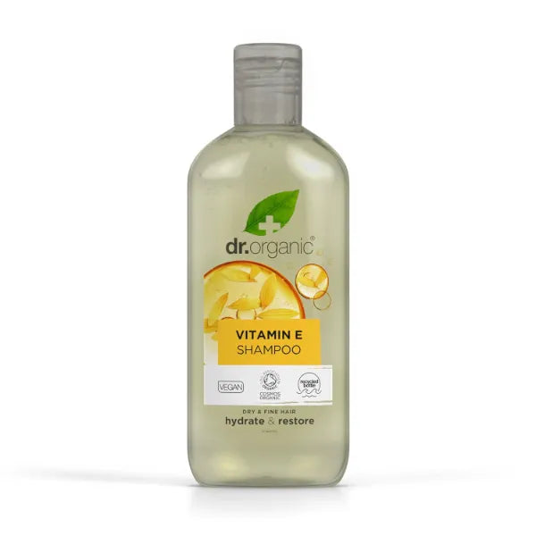 Dr. Organic Vitamin E Shampoo, 9 fl.oz