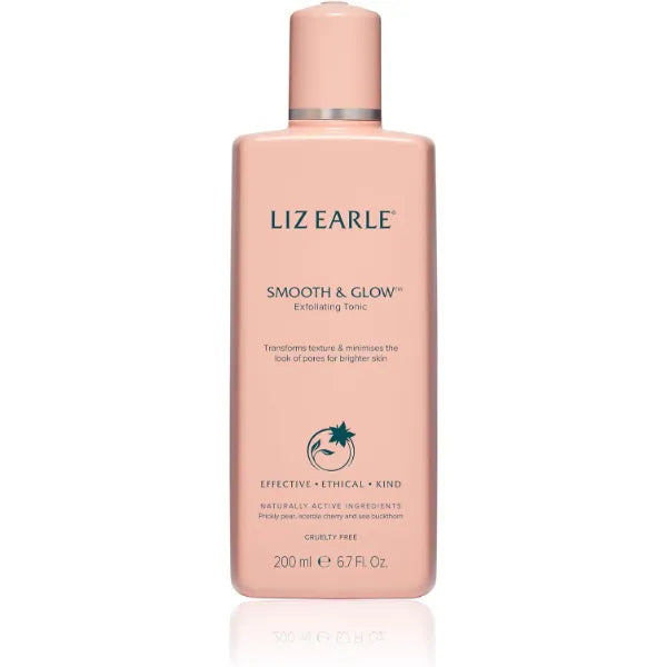 Liz Earle Smooth & Glow Tonic - Gentle Face Toner for Sensitive Skin, Dark Spot Corrector & Pore Minimizer - Enriched with Antioxidant-Rich Botanicals to Reveal Ultra-Smooth, Glowing Skin (200ml)