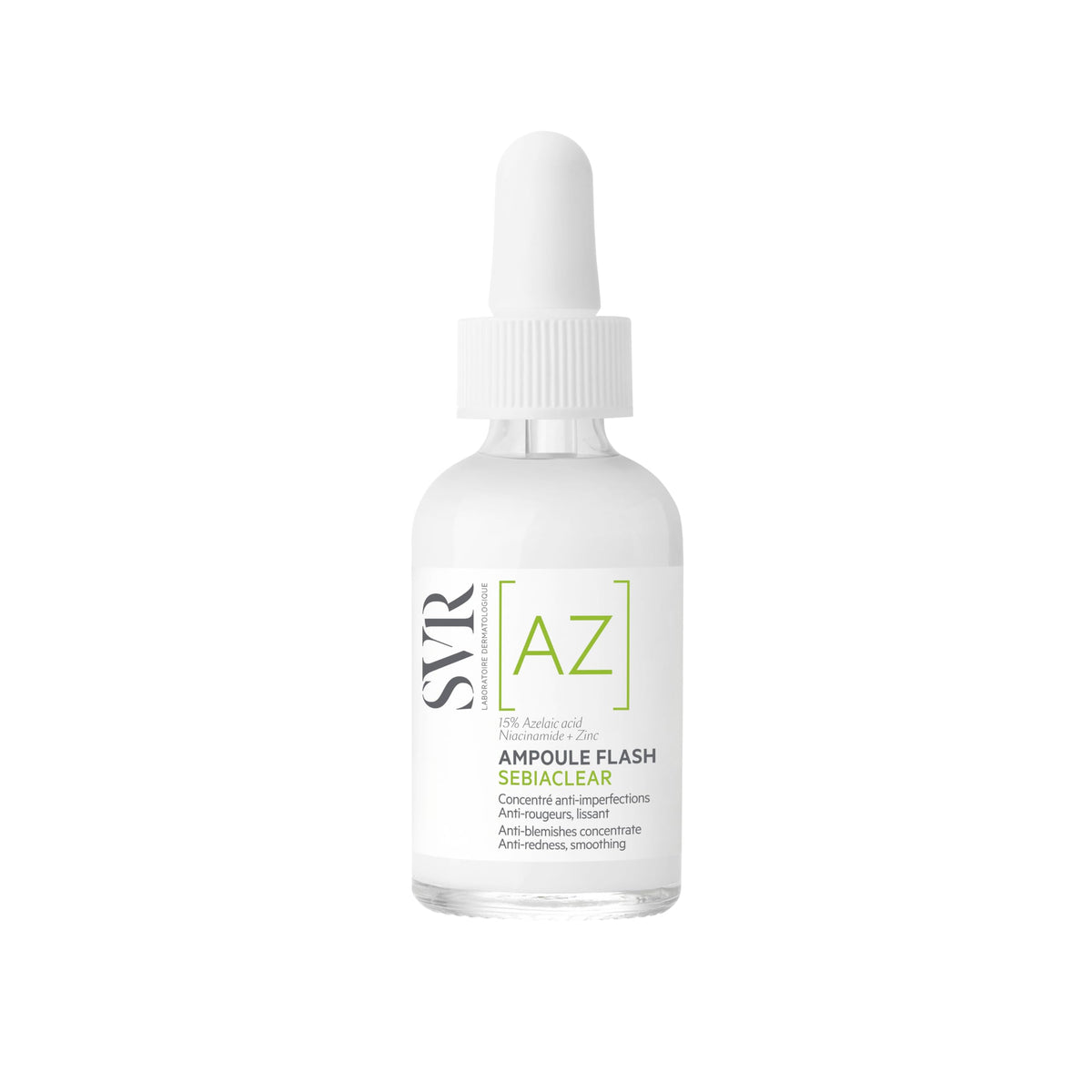 SVR Sebiaclear Ampoule Flash, Acne & blemishes, Dehydration & dryness, sensitivity & Redness - 30ml