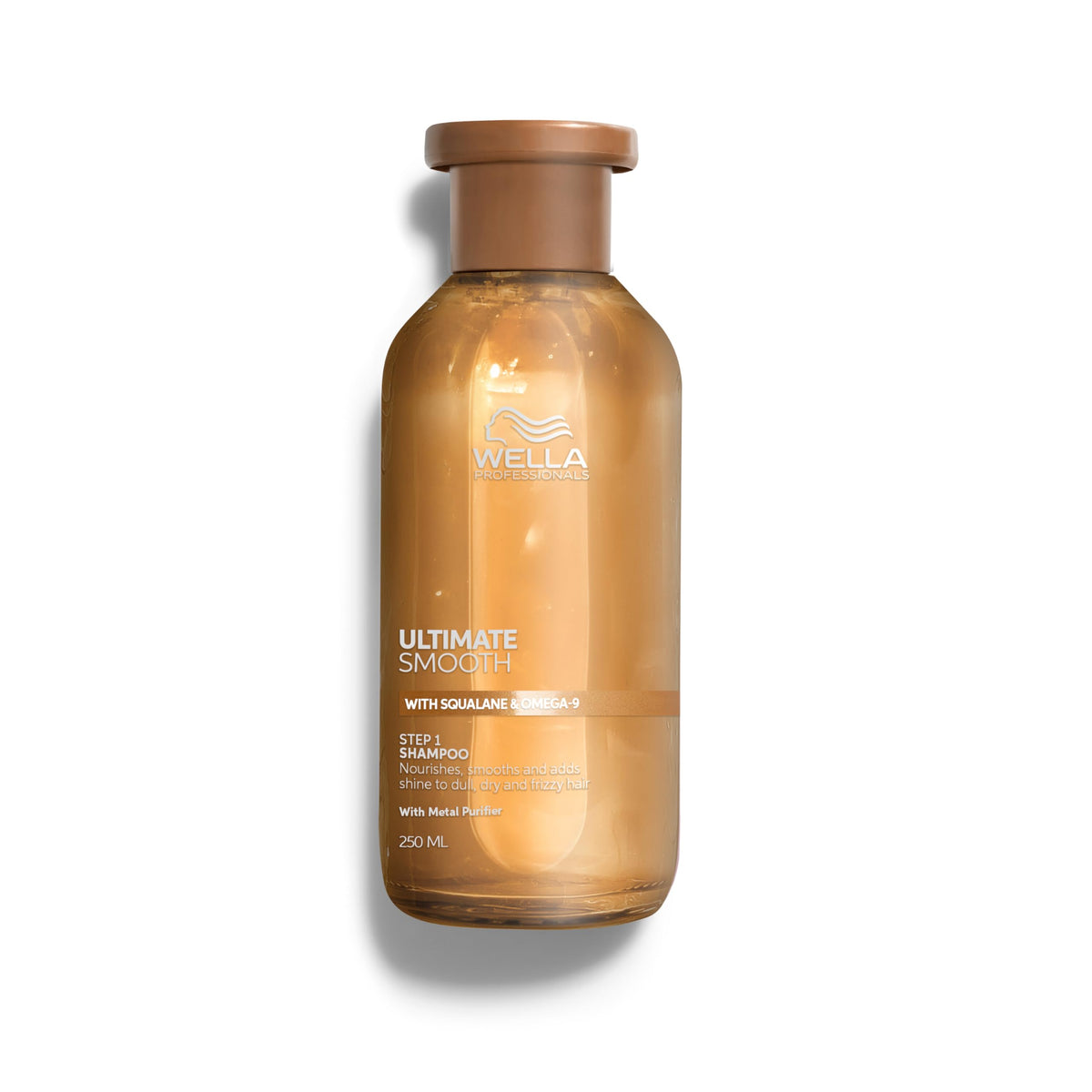 Wella Professionals Ultimate Smooth Shampoo for Dry, Dull, Frizzy Hair | With Squalane & Omega 9 | 8.4 fl oz