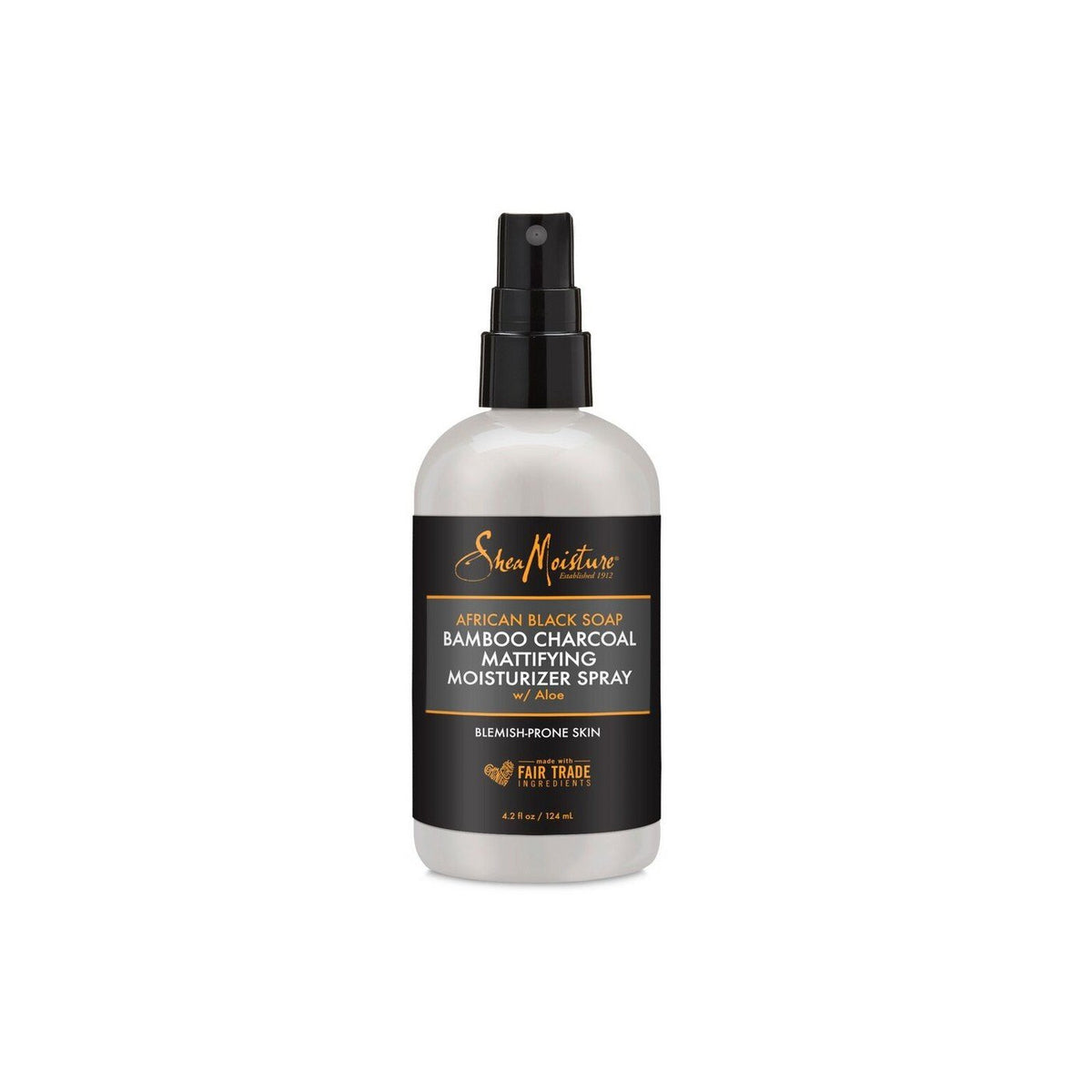 SheaMoisture African Black Soap Bamboo Charcoal Mattifying Moisturiser Spray 120ml