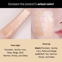 ESPOIR Pro Tailor Foundation Be Silk SPF34 PA++ 30ml #7 Salmon | Long Lasting Silky-Smooth Makeup with Excellent Cover | Korean Skincare