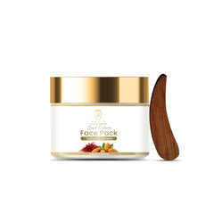 RAWLS Sunset Radiance Face Pack for Glowing Skin, Enriched with Kashmiri Saffron, Sweet Almond Oil, Aloe Vera & Turmeric | Brightens & Hydrates Skin Suitable for All Skin Types - 100ml