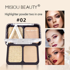 LaPalo Makeup Palette-Permanent Concaler Set 3D Contour Highlighter Compact Repair-Brightening, Moisturizing, Waterproof, Oil Control, Finishing Powder, 2.17oz (color #03)