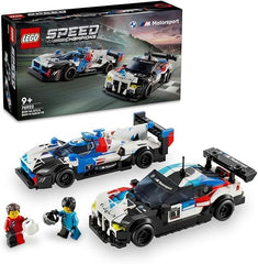 LEGO Speed Champions BMW M4 GT3 & BMW M Hybrid V8 Race Cars Toys for 9 Plus Year Old Boys & Girls, Buildable Model Vehicles with 2 Driver Minifigures, Birthday Gift Idea 76922