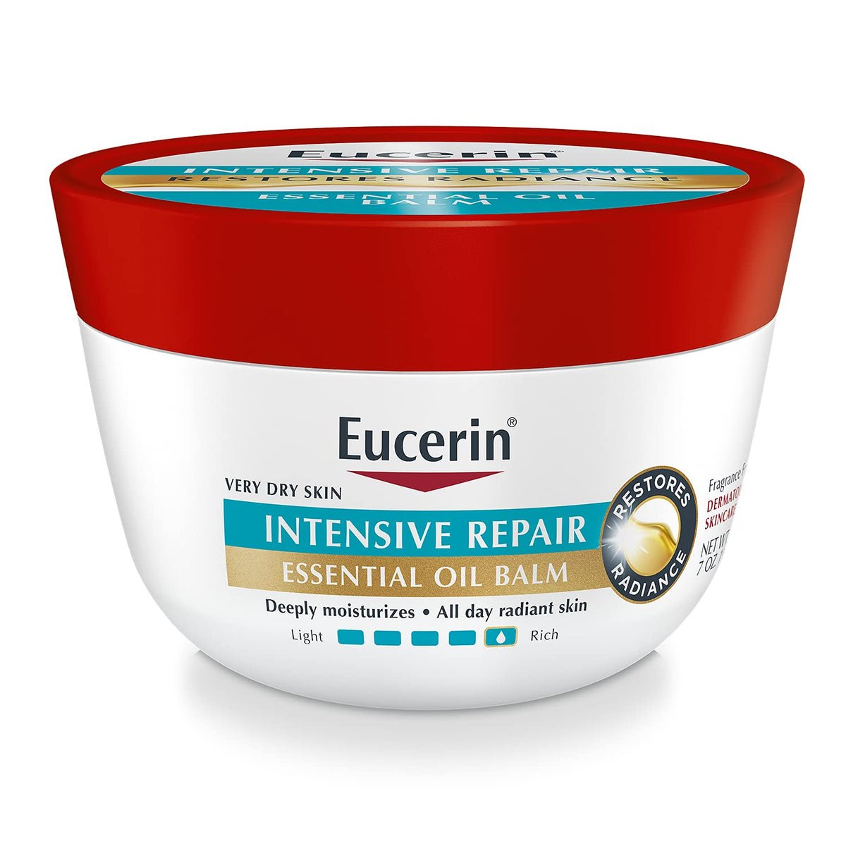 Eucerin Intensive Repair Essential Oil Balm, Body Balm for Very Dry Skin with Essential Oils for Skin, Shea Butter and Sunflower Oil - 200ml