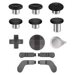 KOOWOD Accessories for Xbox Elite Controller Series 2-13 in 1 Replacement Paddles Thumbsticks Joystick Analog Sticks Parts Repair Kit Component Set with 2 D-Pads, 1 Tool