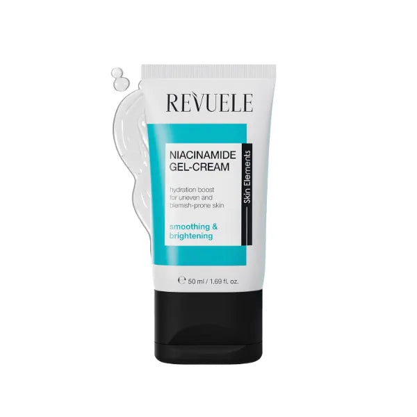 REVUELE Niacinamide Gel-Cream – 50ml – Lightweight, Refreshing Face Moisturizer for Shine-Free, Balanced Skin – Vegan & Dermatologically Tested 1.69 fl.oz