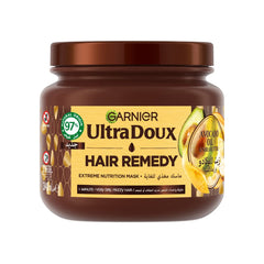 Garnier Ultra Doux Avocado Oil and Shea Butter Nourishing Hair Remedy Mask for very dry and frizzy 340ml