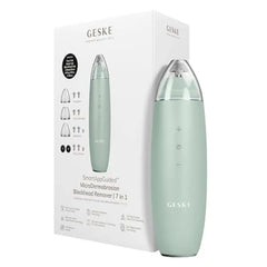 GESKE SmartAppGuided MicroDermabrasion Blackhead Remover 7 in 1 Blackhead Remover Electric Pore Cleaner Innovative Vacuum Cup Beauty Tool Skin Cleansing Device Skincare Device