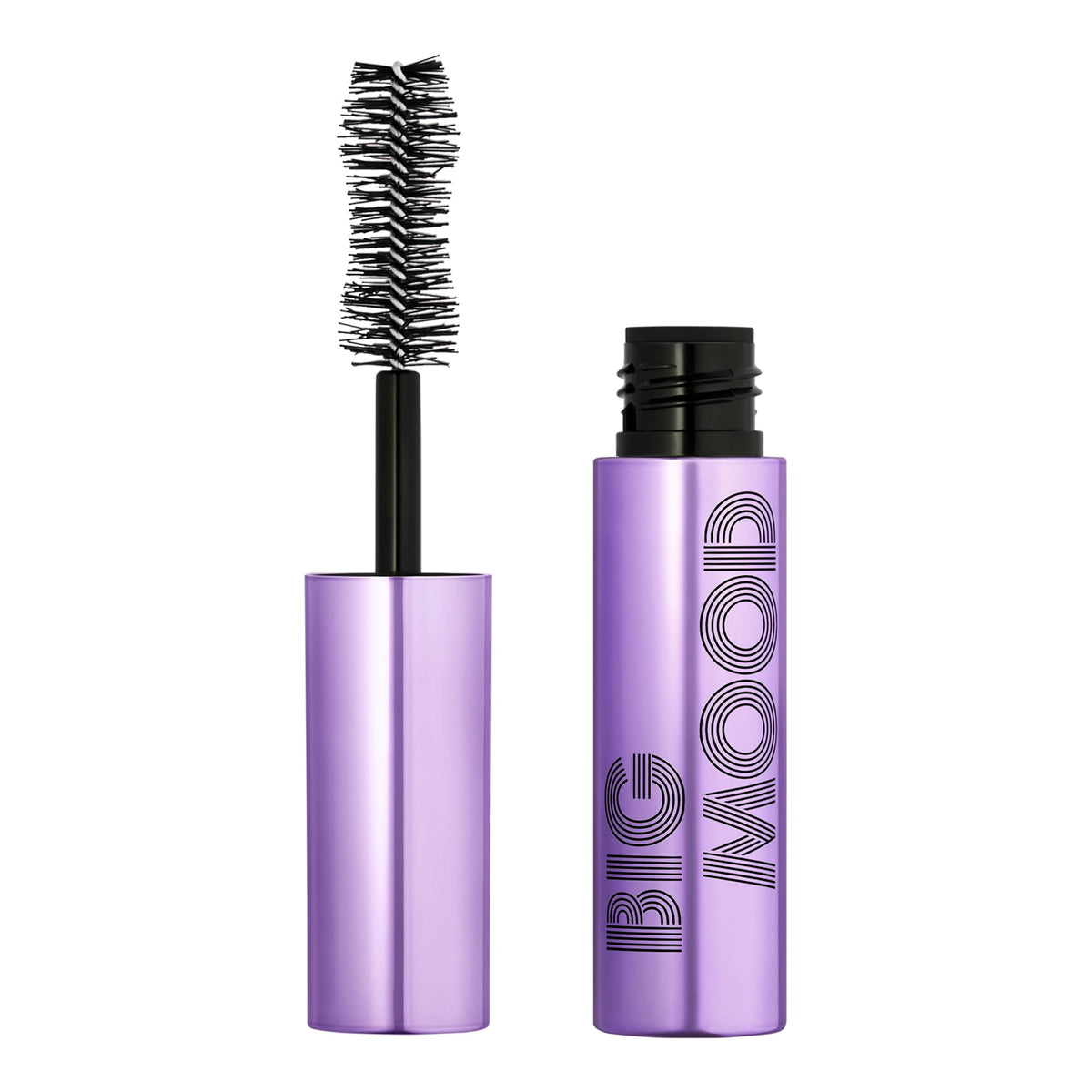 e.l.f. Big Mood Mascara Mini, Provides Long-Lasting, Voluminous Eyelashes, Enriched with Jojoba Wax, Vegan & Cruelty Free, Black, 4.1 ml