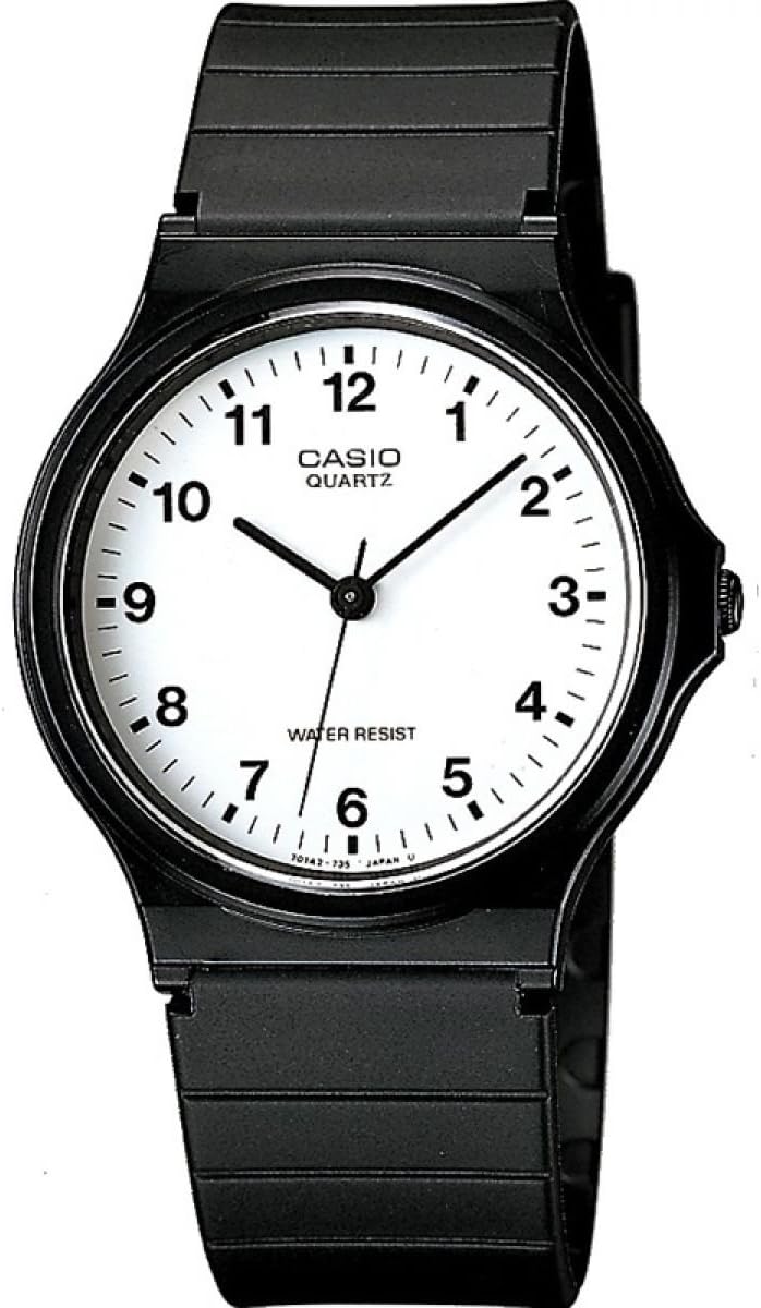 Casio Unisex-Adult Quartz Watch White Black