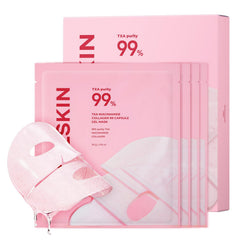April Skin TXA Pink Capsule Gel Mask | Overnight Face Mask for Glass Glow Skin, 99% High Purity Tranexamic Acid 3 for Uneven Skin Tone | Elasticity, Hydration, and Firming | Korean Skin Care | 30g