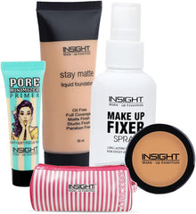 Insight Makeup Kit Concealer, Pore-Eliminating Primer, and Stay Matte Foundation