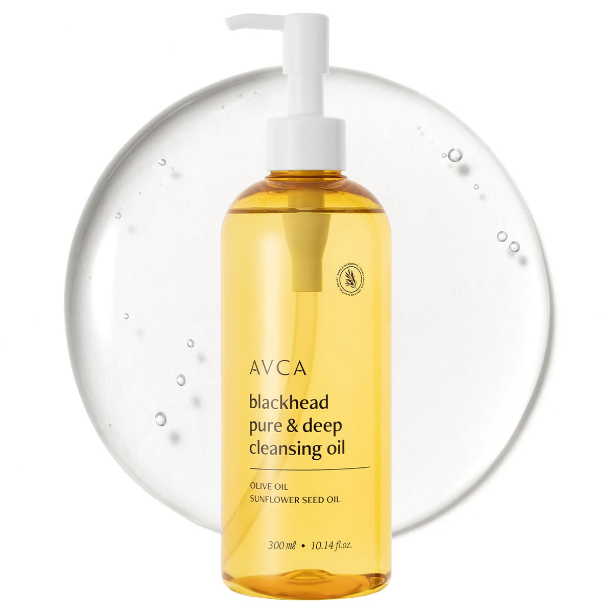 AVCA Korean Blackhead Remover Cleanasing Oil - Oil Cleanser for Face, Makeup Blackhead Remover, Normal & Oily Skin, Face Pore Cleanser 10.14 fl oz(300ml)