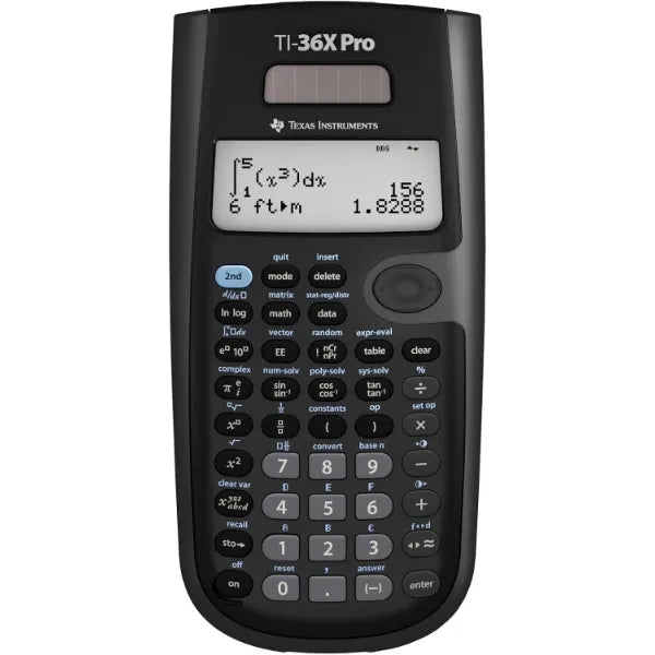 Texas Instruments TI-36X Pro Scientific Calculator - Black