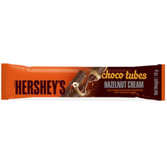 Hershey's Chocotubes Wafer Roll with Milk Chocolate and Hazelnut Cream - 18 g