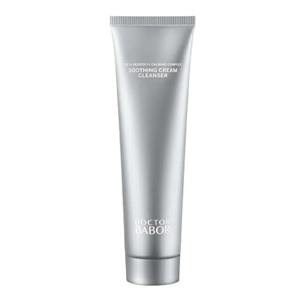 BABOR Doctor Soothing Cream Cleanser Gentle Cleansing Balm for Sensitive Skin Daily Cleansing with Protection Against Environmental Influences With Neuroxyl & Panthenol Vegan 150 ml
