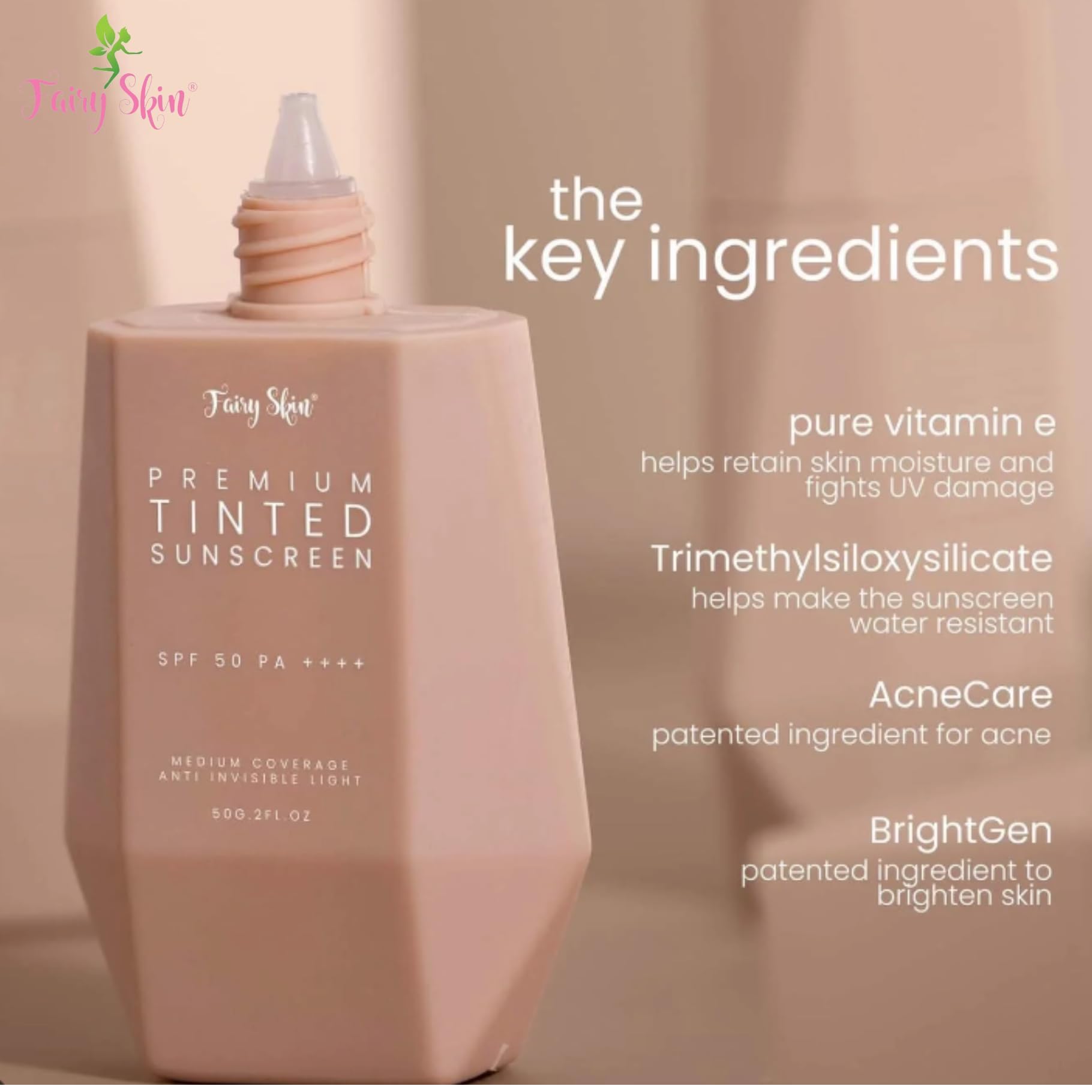 Fairy Skin PREMIUM TINTED SUNSCREEN