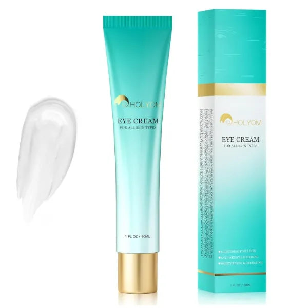 HOLYOM Skin Care Treatment Retinol Eye Cream: Anti-Aging Formula Fights Dark Circles, Puffiness, Eye Bags | Minimizes Wrinkles Fine Lines While Hydrating Moisturizing (1 Fl Oz)