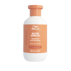 Wella Professionals Invigo Nutri-Enrich Deep Nourishing Shampoo, Intense Nourishment for Dry Or Stressed Hair, Gently Cleanses Hair, With Goji Berry Rich In Vitamins, Minerals & Peptides, 300ml