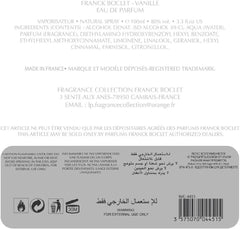 Franck Boclet Vanille Eau De Parfum, 100 ml