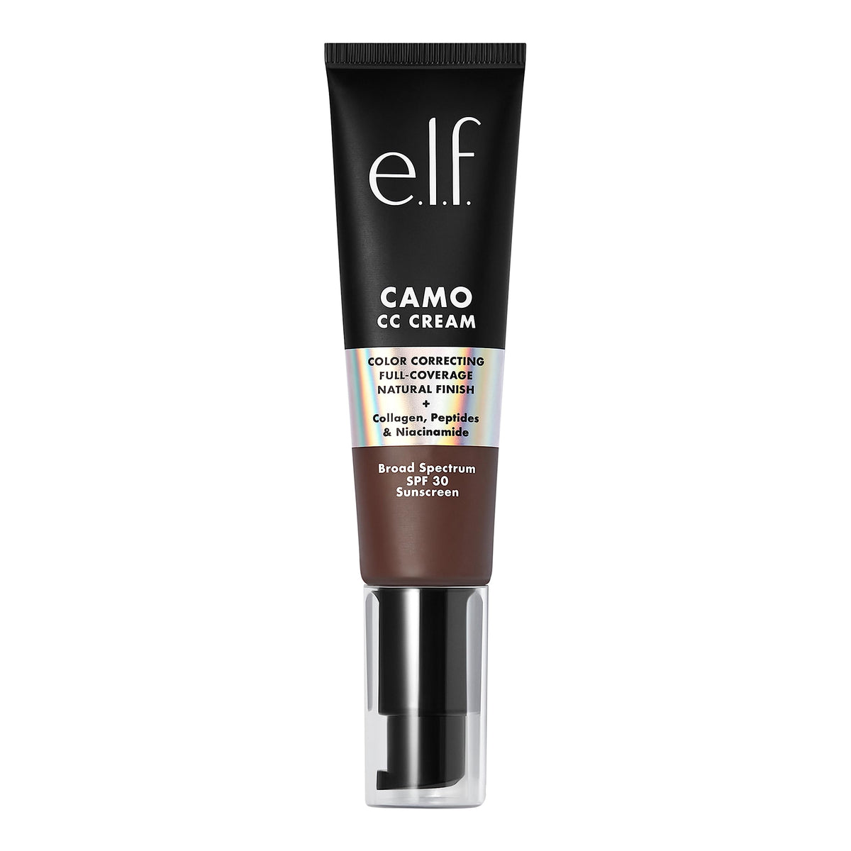 e.l.f. Cosmetics E.l.f. Camo Cc Cream Color Correcting Full Coverage Foundation With Spf 30 Rich 640 W 1.05 Ounce (30g), 1.05 ounces