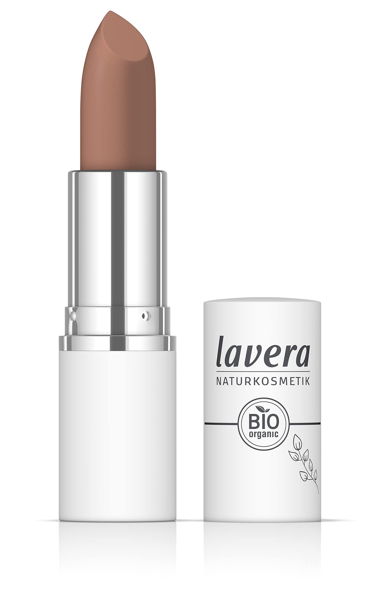 Lavera Comfort Matt Lipstick - Matte Finish, Warm Wood 02 - 4.5g