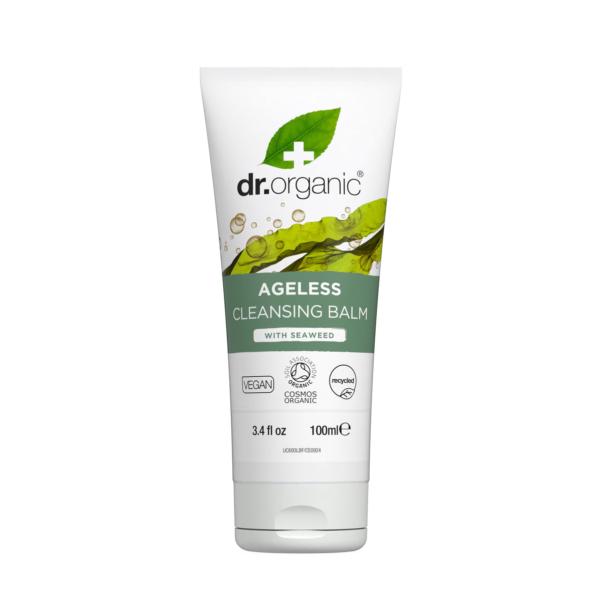 Dr. Organic Ageless Cleansing Balm | Infused with Sea Weed | Smooth and Nourish | For All Skin Types | 100ml