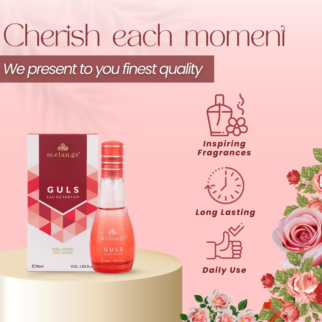 Melange Guls Eau De Perfum-30 ML (Pack of 3)