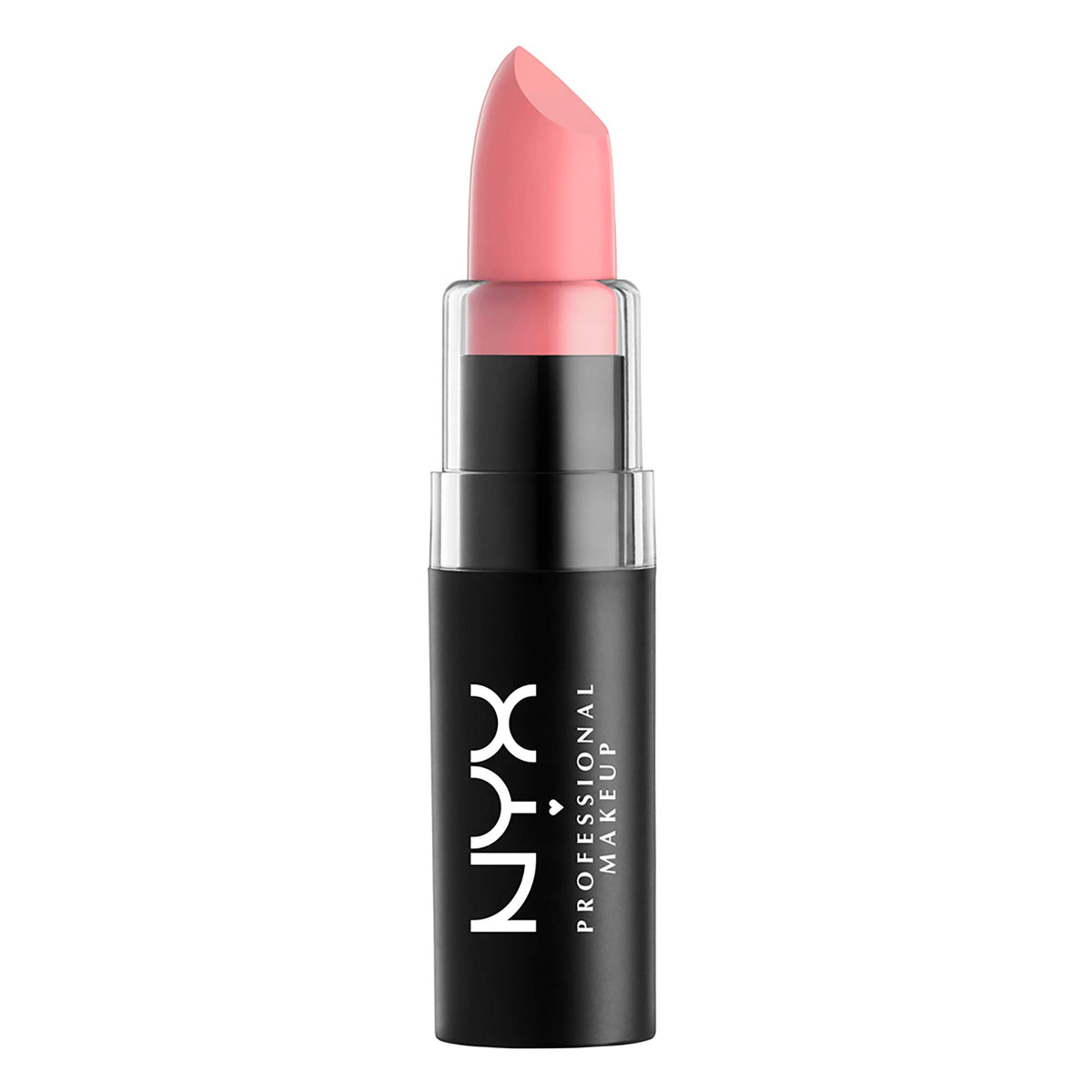 NYX PROFESSIONAL MAKEUP Matte Lipstick MLS04 - Pale Pink (Light blue-toned Pink) Long Lasting Lipsticks Net Wt. 0.16 oz