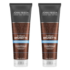 John Frieda Brilliant Brunette Color Protect Multi-Revitalizing Moisturizing Conditioner, 8.4 oz (Pack of 2)