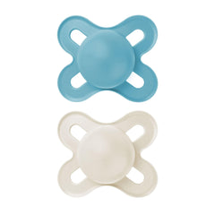 MAM Start Matte Newborn Pacifiers (2 Pack, 1 Sterilizing Pacifier Case), Newborn Baby Boy Pacifiers, Best Pacifier for Breastfed Babies, Self Sterilizing Baby Pacifier Case
