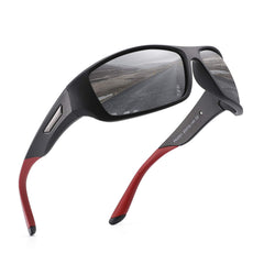 PUKCLAR Polarized Sports Sunglasses for Men Women Running Cycling Fishing Driving Golf TR90 Frame