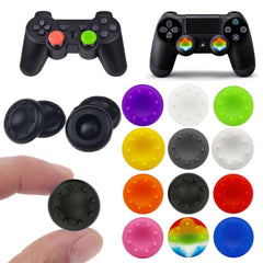 eWINNER 4 in 1 pirate king & Skulls Analog Stick Silicone Cap Thumbstick Thumb Grip Cover Case Skin Joystick Compatible with PS5 PS4 PS3 Xbox One Xbox 360 Controller (Black)