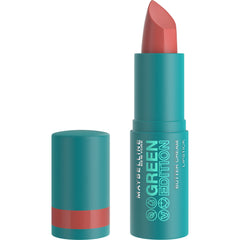 Maybelline Green Edition Butter Cream High-Pigment Bullet Lipstick, Shore, 0.12 oz