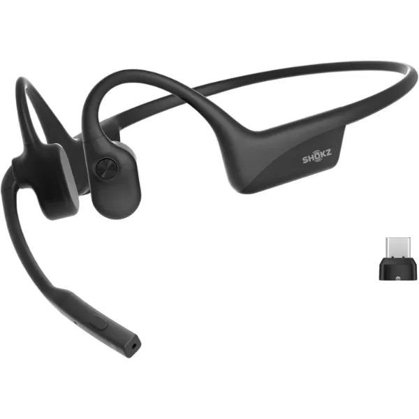 Shokz OpenComm 2 UC (2025) USB-C Bone Conduction Bluetooth Headset (C120CBK) - Black