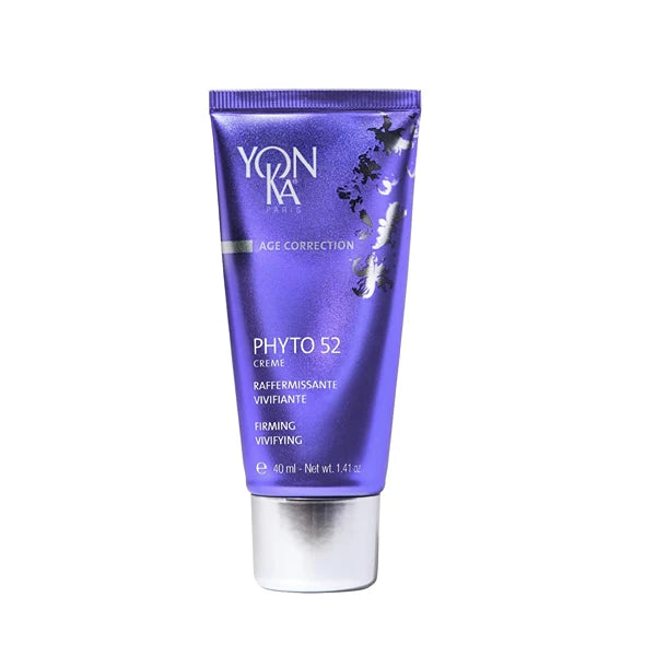 Yonka Phyto 52 Skin Firming Cream | Anti-Aging Facial Moisturizer and Night Creme | Tighten Skin and Reduce the Look of Pores with Vitamin E | Paraben-Free | 1.41 oz