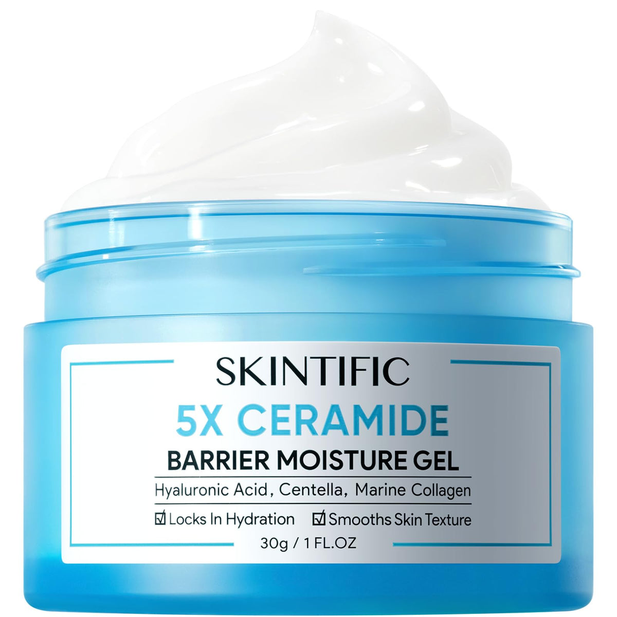 SKINTIFIC Moisturizing Cream | Face Moisturizer for All Skin | Facial Creams with Hyaluronic Acid and 5X Ceramides | Hydrating Moisturizer | Fragrance Free Non-Comedogenic