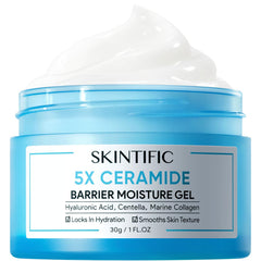SKINTIFIC Moisturizing Cream | Face Moisturizer for All Skin | Facial Creams with Hyaluronic Acid and 5X Ceramides | Hydrating Moisturizer | Fragrance Free Non-Comedogenic