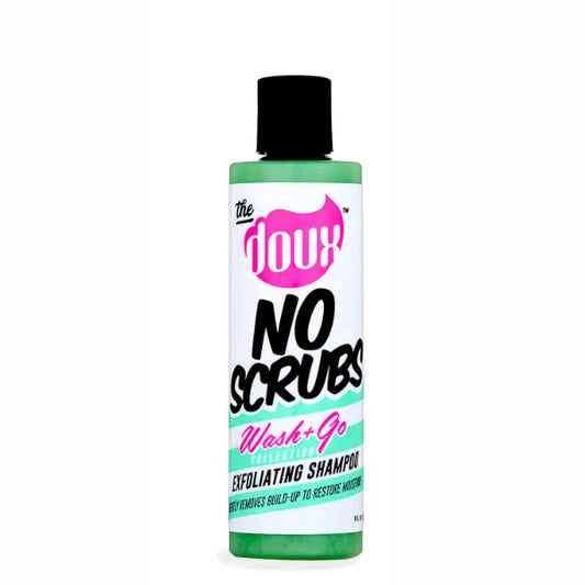 The Doux No‑Scrub Exfoliating Clarifying Shampoo for Curly Textured Hair – Scalp Exfoliator & Clarifying Shampoo with Honey & Antioxidants – Deep Clean Hair Shampoo for Women, 8 oz