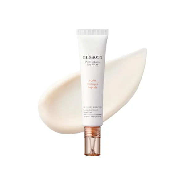 mixsoon PDRN Collagen Eye Serum 0.68 Fl. Oz / 20ml Under Cream for Eye Bags Peptide Hydrating Lightweight dropper