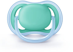 AVENT Philips Ultra Air Pacifier 6-18 Months, Blue/Green, 4 Pack, SCF244/42