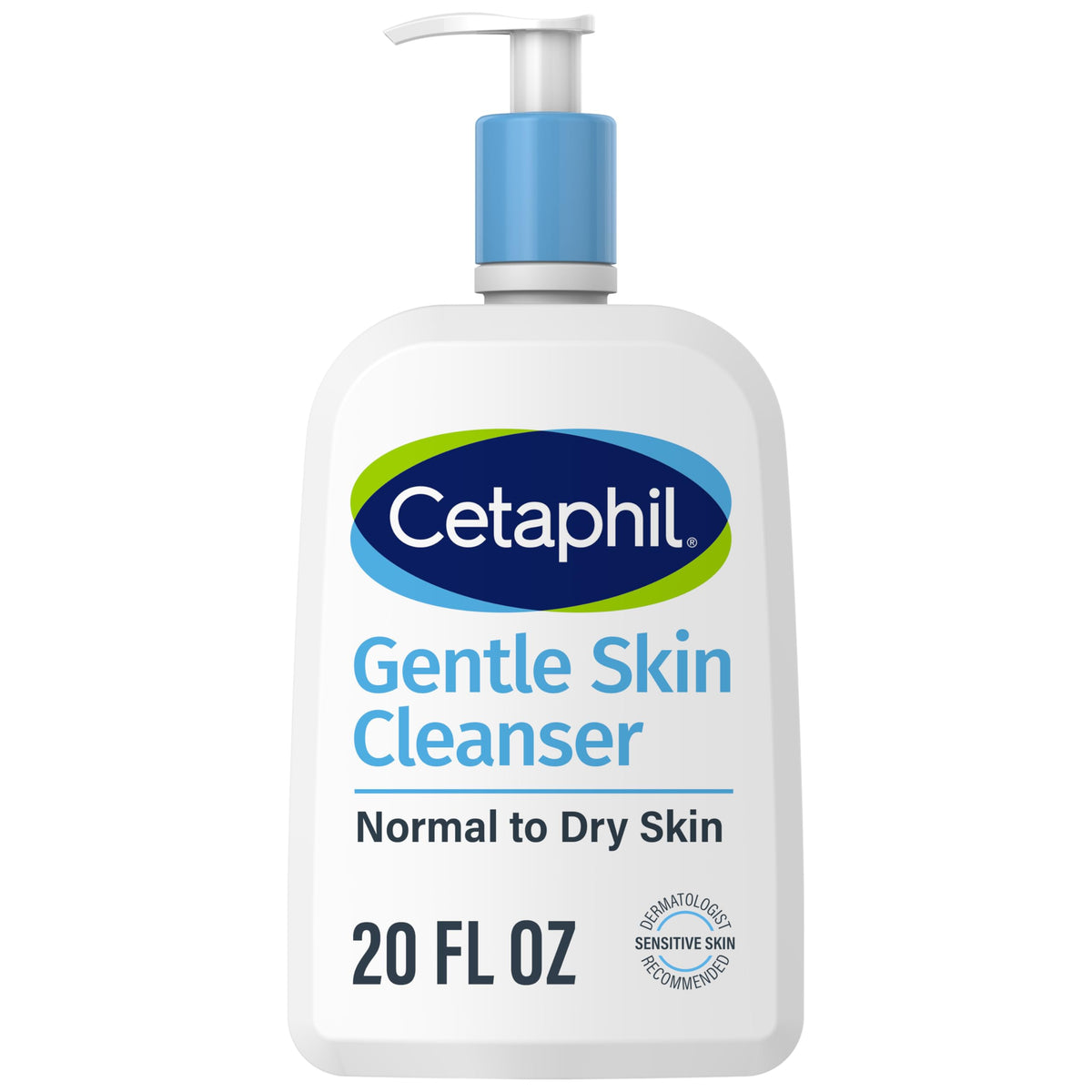 CETAPHIL Face Wash by , Hydrating Gentle Skin Cleanser for Dry to Normal Sensitive Skin, NEW 20 oz, Fragrance Free, Soap Free and Non-Foaming