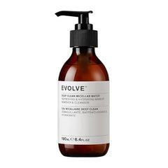 Evolve Organic Beauty Natural Deep Clean Micellar Water Small Batch, Vegan Clean Beauty 6.4 fl oz