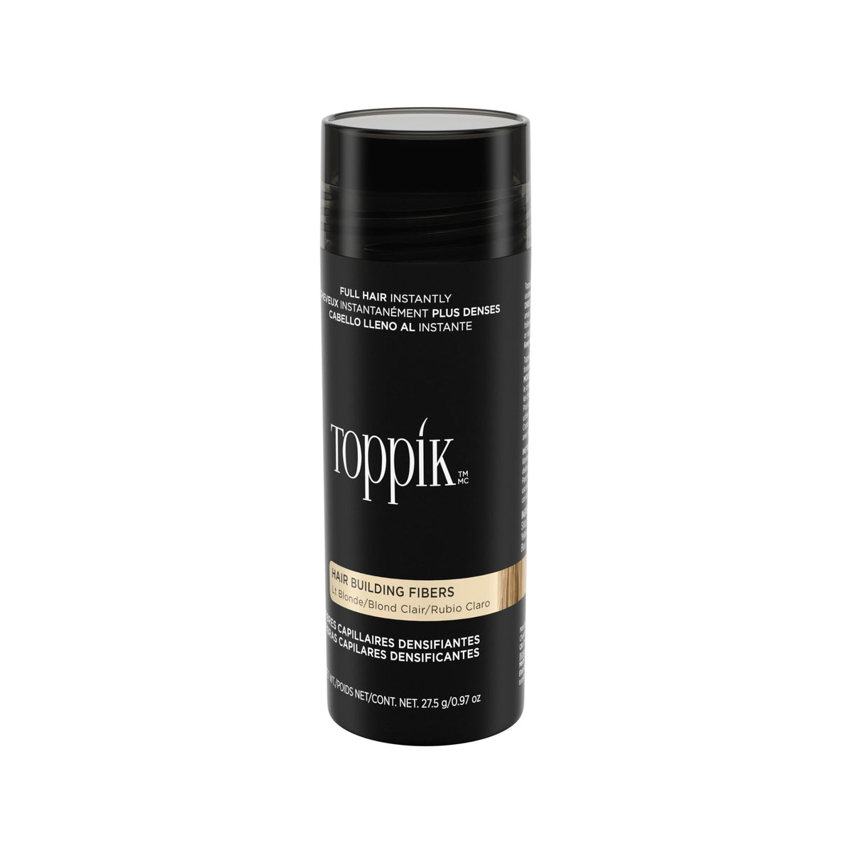 Toppik Hair Building Fibers with Premium Keratin Fibers Conceals Hair Thinning and Hair Loss for Fuller Looking Hair that Gives Completely Natural Look For Men and Women Light Blonde, 27.5 Grams