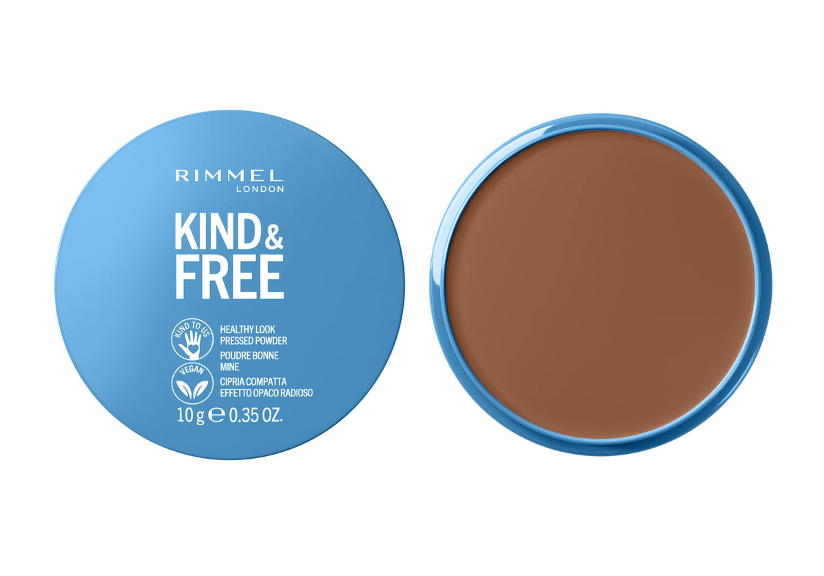 Rimmel Kind + Free Natural Finish Pressed Powder, Deep 050