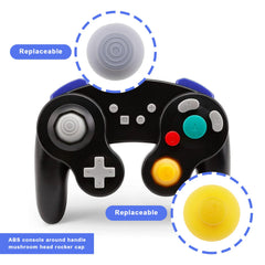 The Lord of the Tools 6Pcs Analog Joysticks Caps Replacement Compatible with Nintendo Gamecube Controller Analog Stick Covers Accessories ABS Yellow&Grey